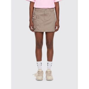 Off-White Women Cotton Cargo Skirt Off-White
